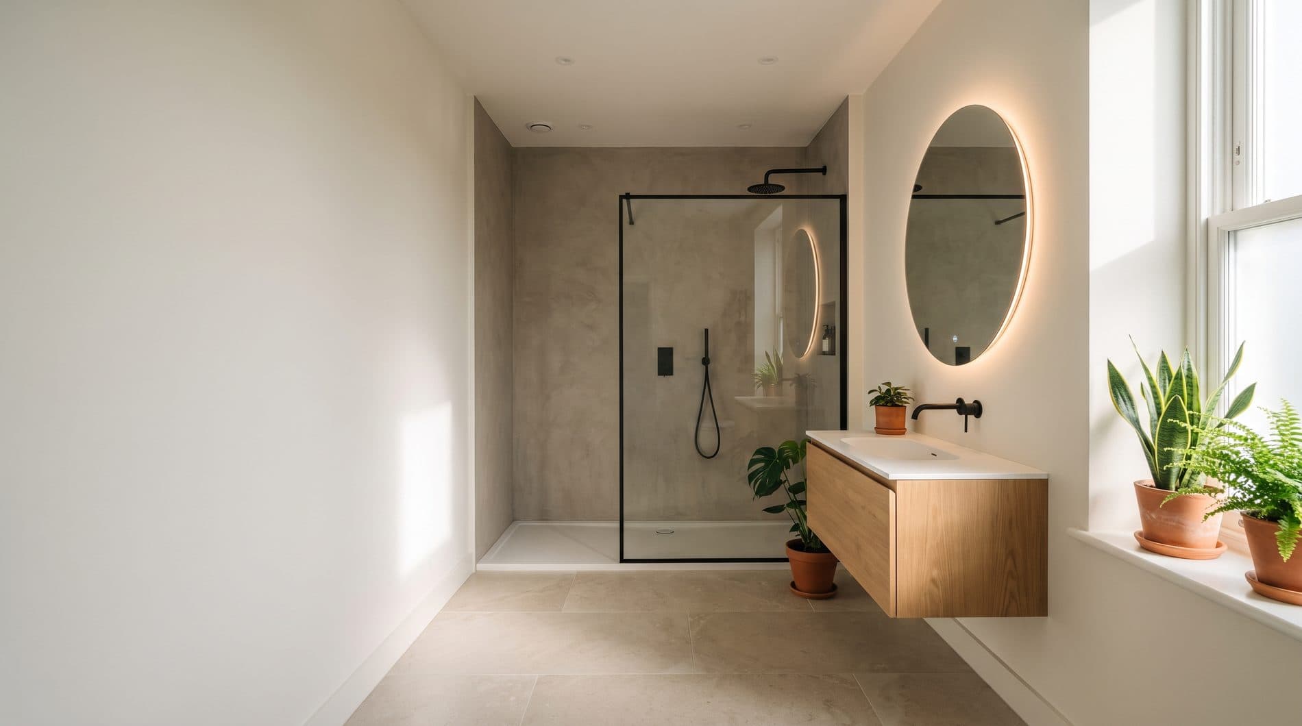 Contemporary bathroom renovation