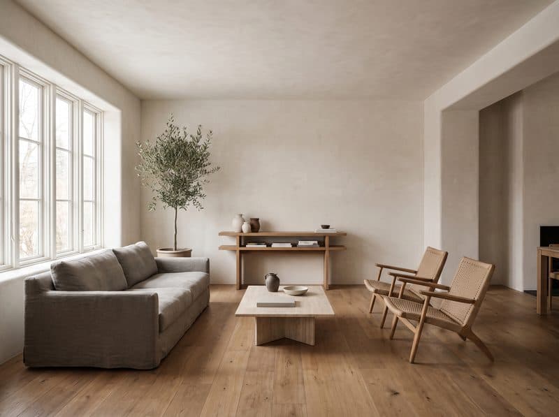 Interior of an improved and refreshed living space