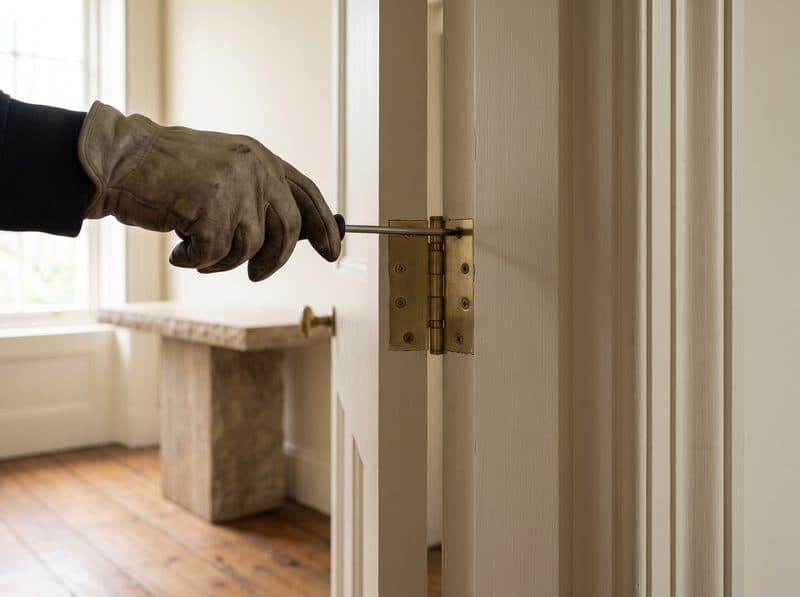 Tradesperson carrying out a household repair